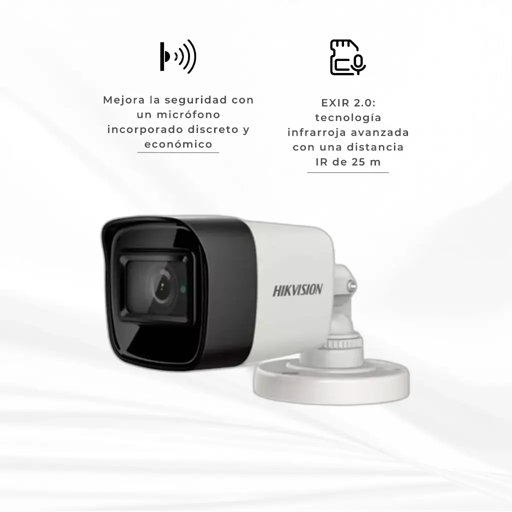 16D0T-ITPFS | CAMARA BALA PLASTICA 2MP TV/AHD