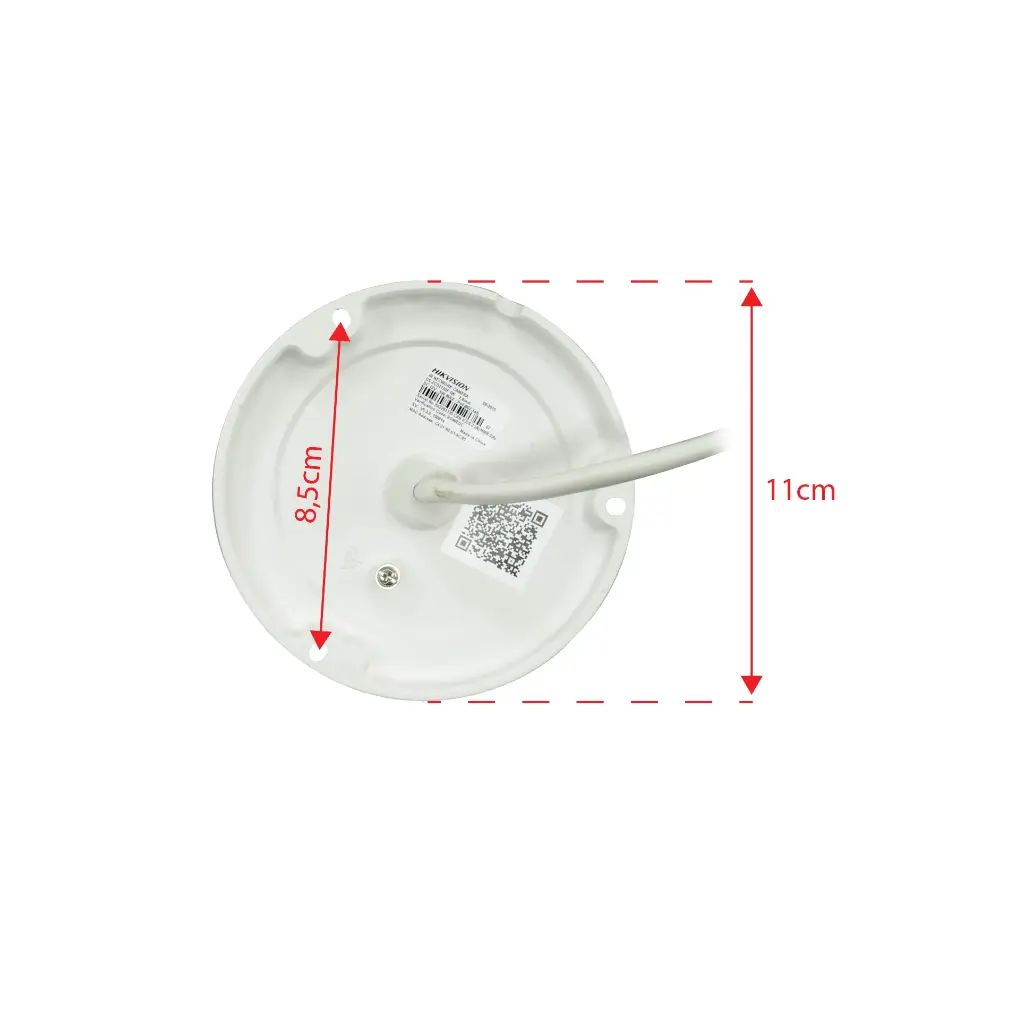 DS2CD2120FI | CAMARA IP TIPO DOMO IR 20-30M 1/3 PROGRESSIVE CMOS 2MP 2.8MM DWDR POE FUENTE IP6