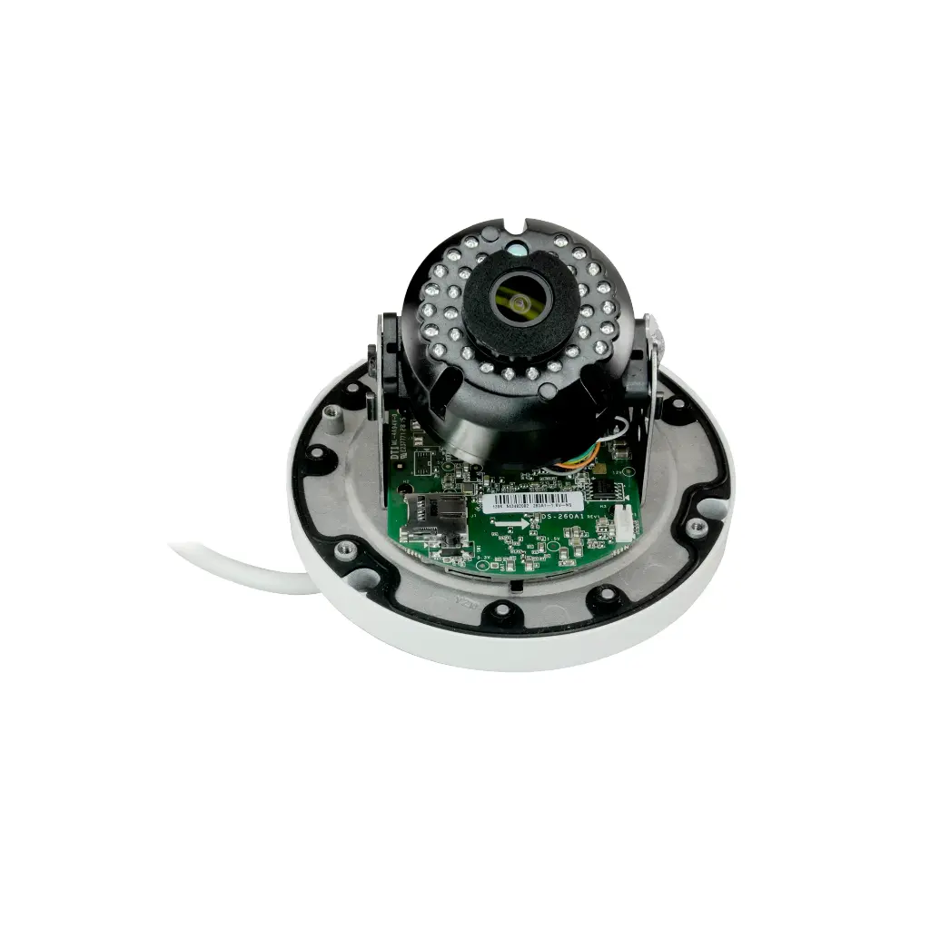DS2CD2120FI | CAMARA IP TIPO DOMO IR 20-30M 1/3 PROGRESSIVE CMOS 2MP 2.8MM DWDR POE FUENTE IP6