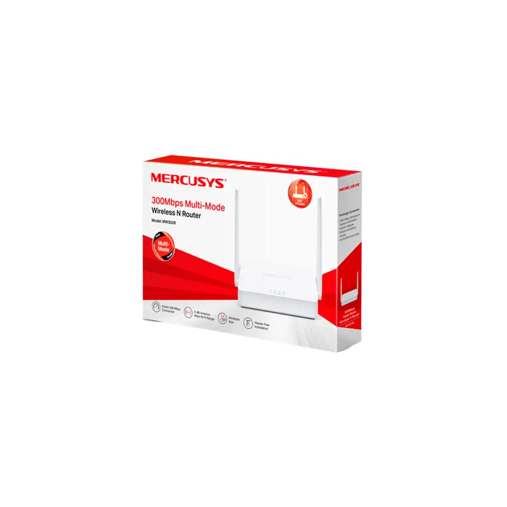 MW302R | ROUTER MERCUSYS INALAMBRICO 300MBPS