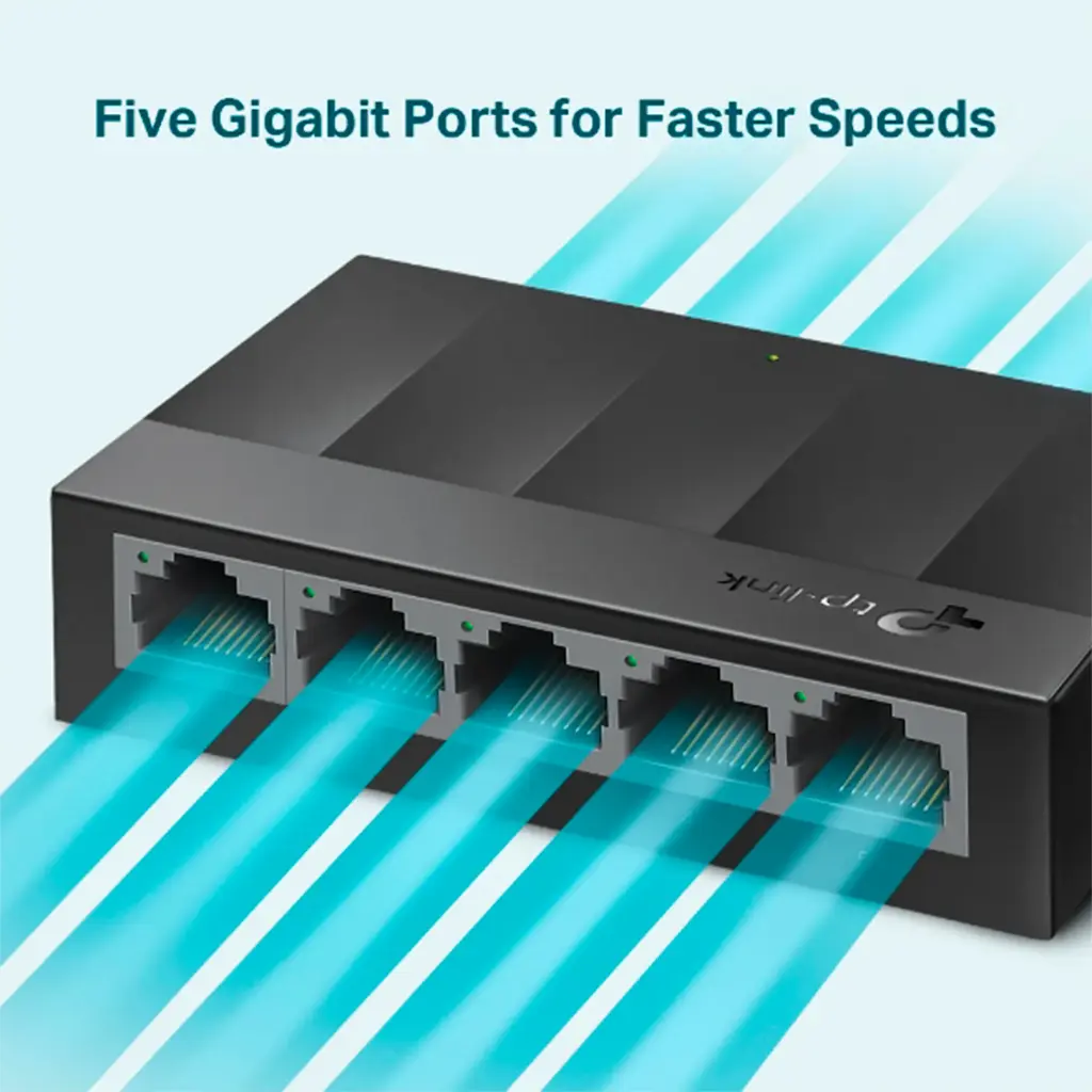 LS1005G | SWITH 5 PUERTOS GIGABIT