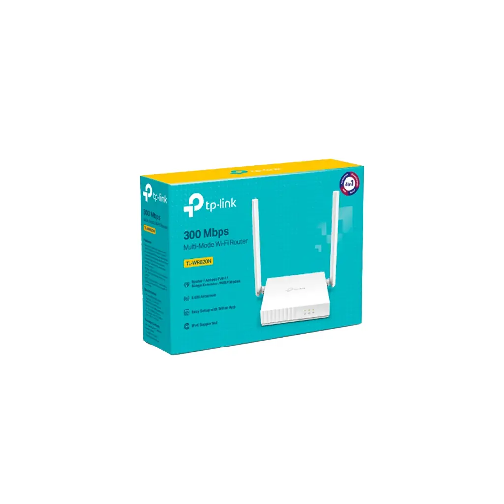 TL-WR820N | ROUTER INALAMBRICO N300 2 ANTENAS TPLINK