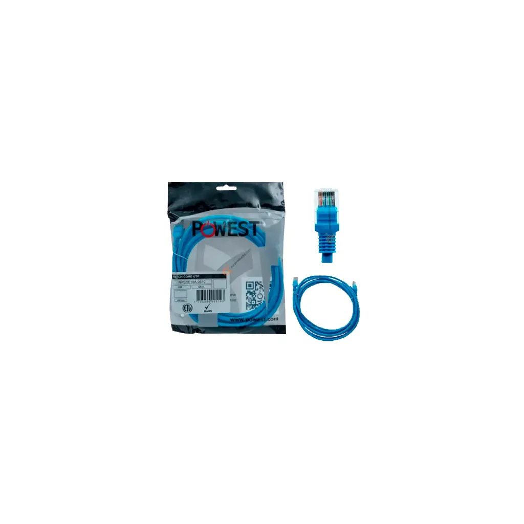 NPC6A5AU-4605 | PATCH CORD UTP CAT 6 5FT AZUL