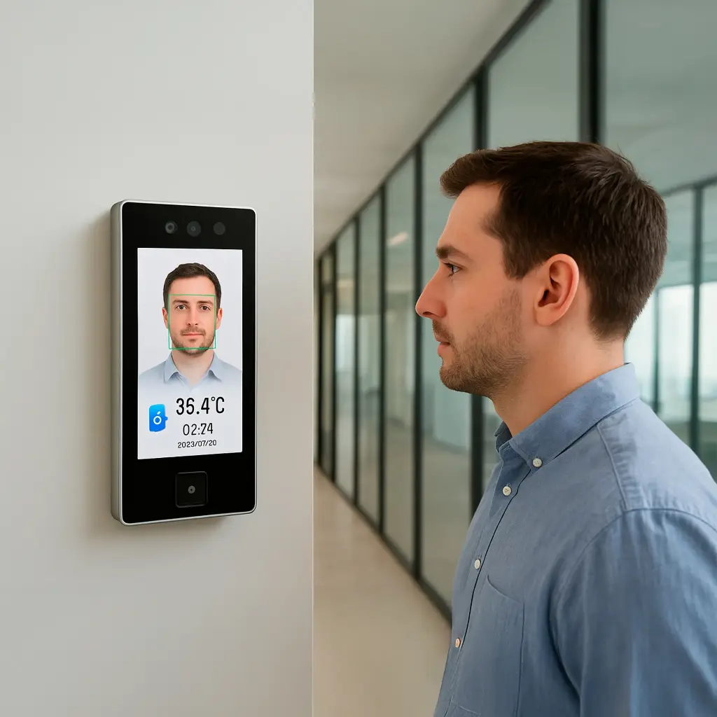 Terminal de Reconocimiento Facial Portable 
