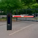 DS-TMG300-DR/A/B | Barrera de poste recto serie 30 con barra de luz LED e indicadores de carrocería