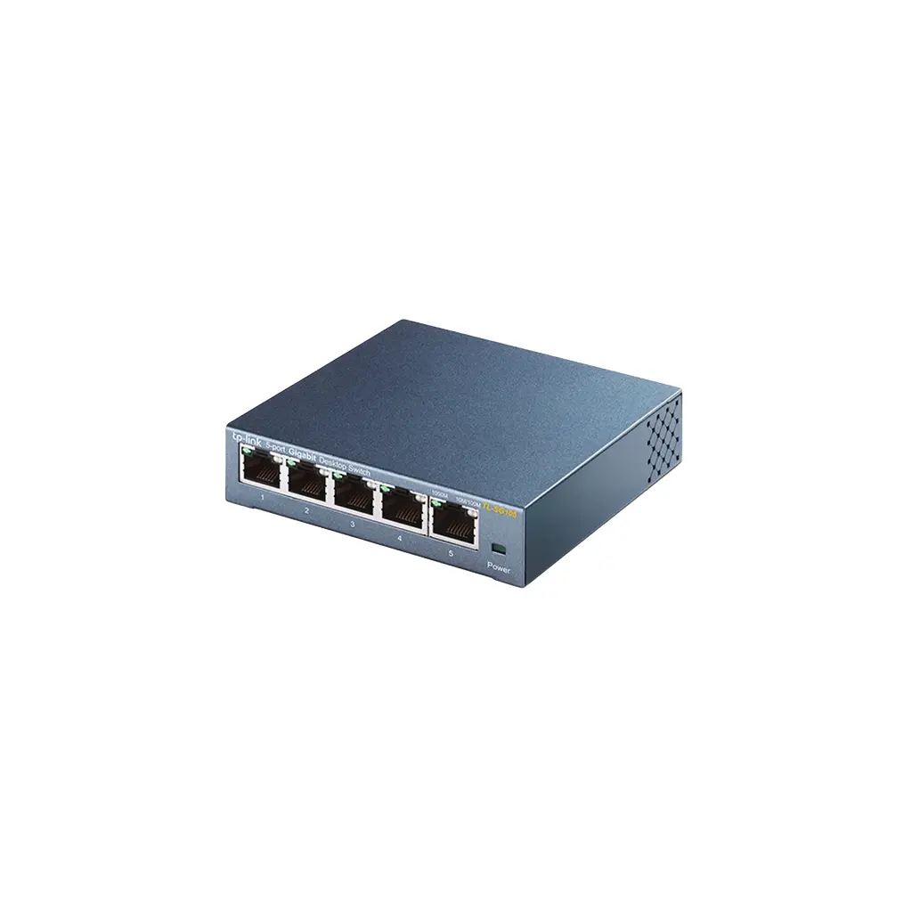 TL-SG105 | SWITCH TP LINK NO ADMINISTRABLE 5 PUERTOS DE 10/100/1000 MBPS