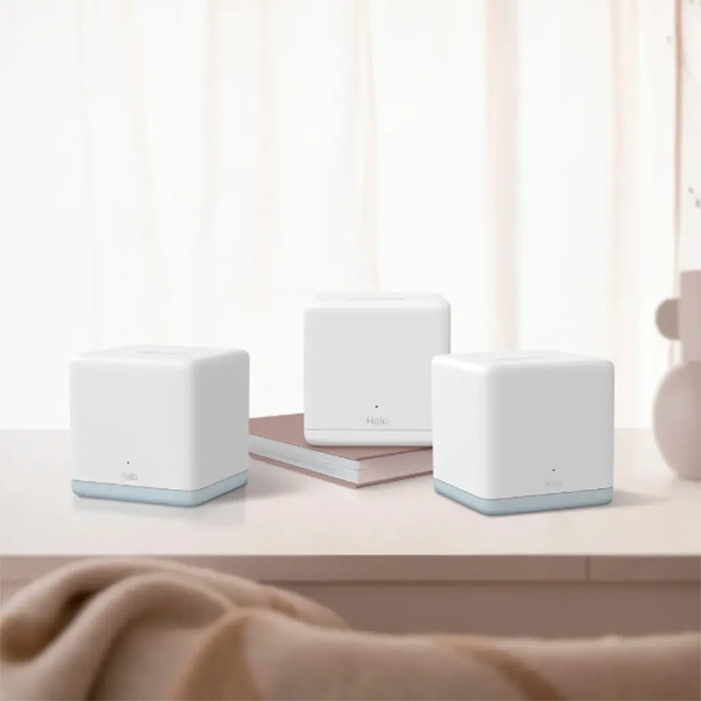 HALOS12 (3-PACK) | ROUTER MERCUSYS WIFI DE MALLA AC 1200MBPS PAQUETE POR 3 UNIDADES