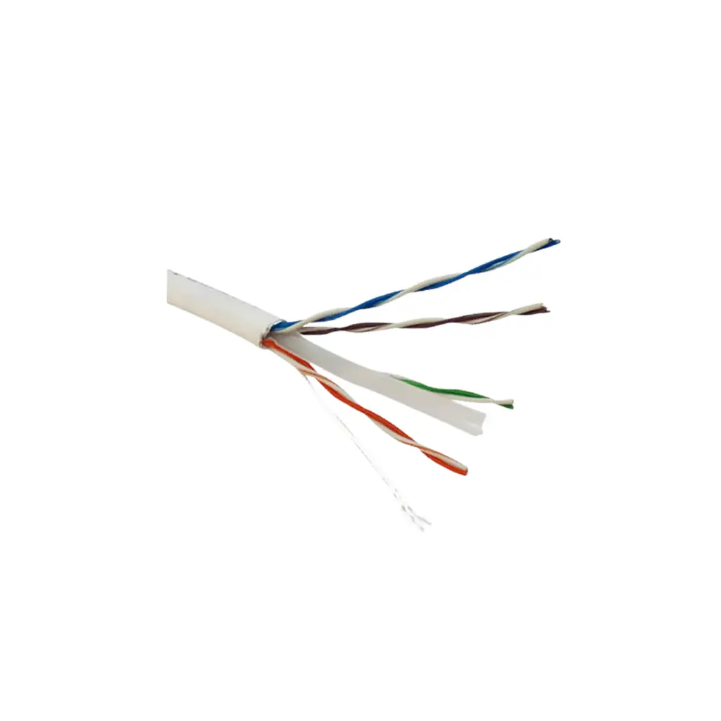 LPSUTPCAT6100-PE | CABLE UTP CAT 6 24AWG 75 GRADOS ROLLO X 100MTS BLANCO 