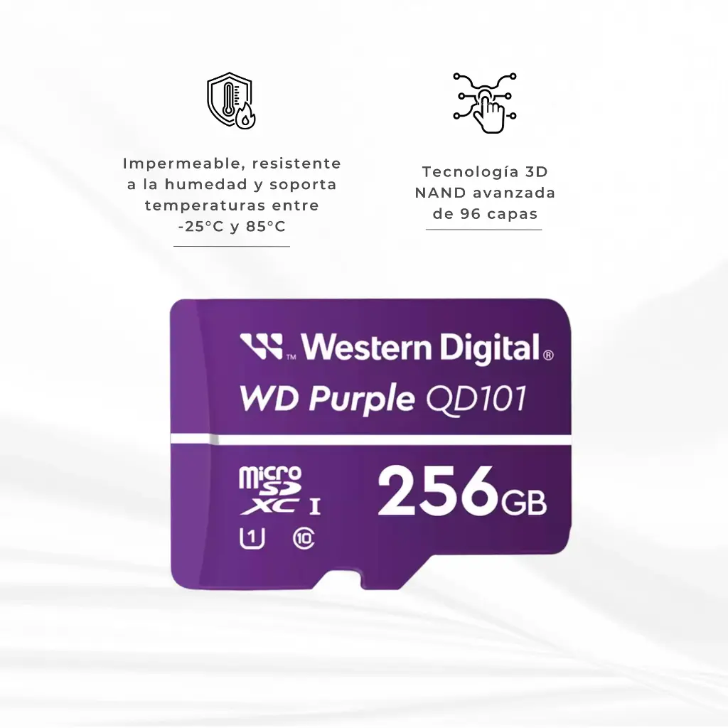 MEMORIA MICROSD WD PURPLE 256GB WESTER DIGITAL