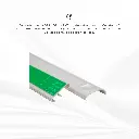 CANALETA BLANCA 40X12 CON DIVISION Y CON AHDESIVO