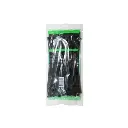 AMARRES DE 6 PULGADAS 15CM NEGROS