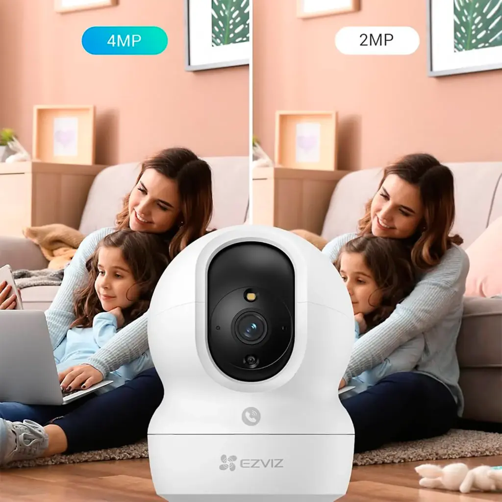 CS-CP1-R105-1J4WF  -  2K⁺ Panoramic View Smart Color Night Vision Smart Human Shape Detection Supports 2.4 / 5 GHz Dual-Band Wi-Fi¹
