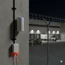PDP18-HM-WB | Detector PIR Dual-Tech Exterior IP65 / Rango de Detección 18 mts de Profundidad / Ángulo de Cobertura de 90° / Inmunidad a Mascotas 24 Kg