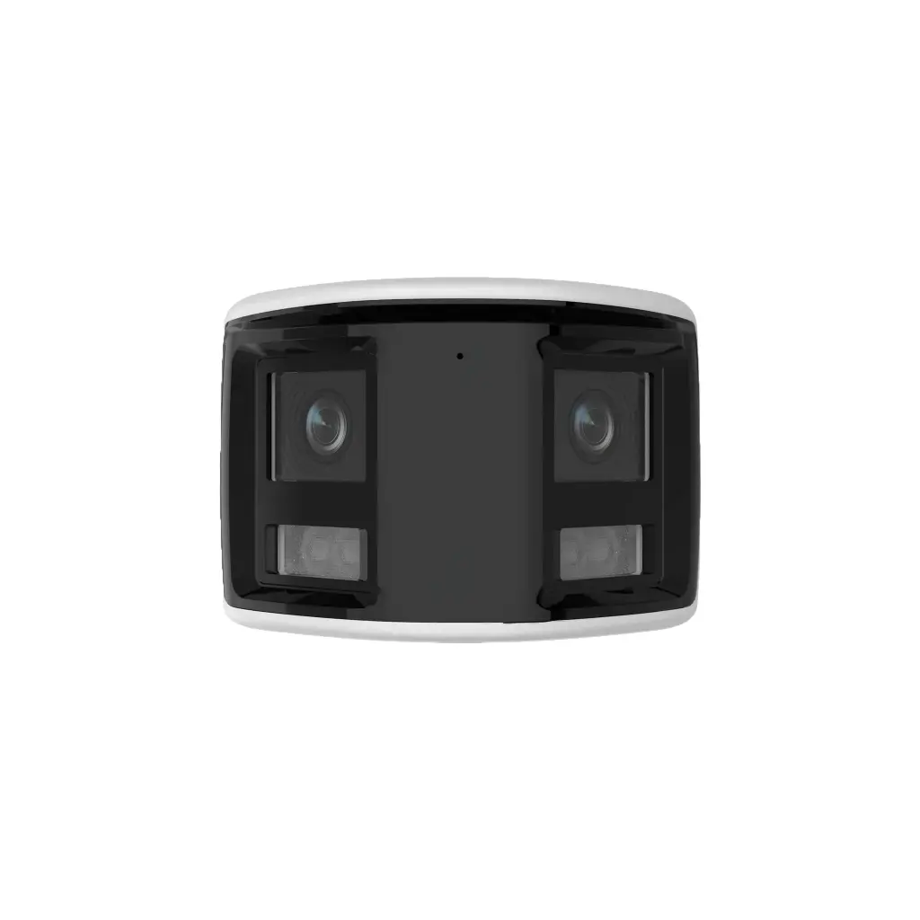 DS-2CE12KF3TP-DLS | Bala fija de doble lente 3K (5 Megapixel) / Micrófono Integrado / Lente 2.8 mm / Imagen a Color 24/7 / 40 mts Luz Blanca / Exterior IP67