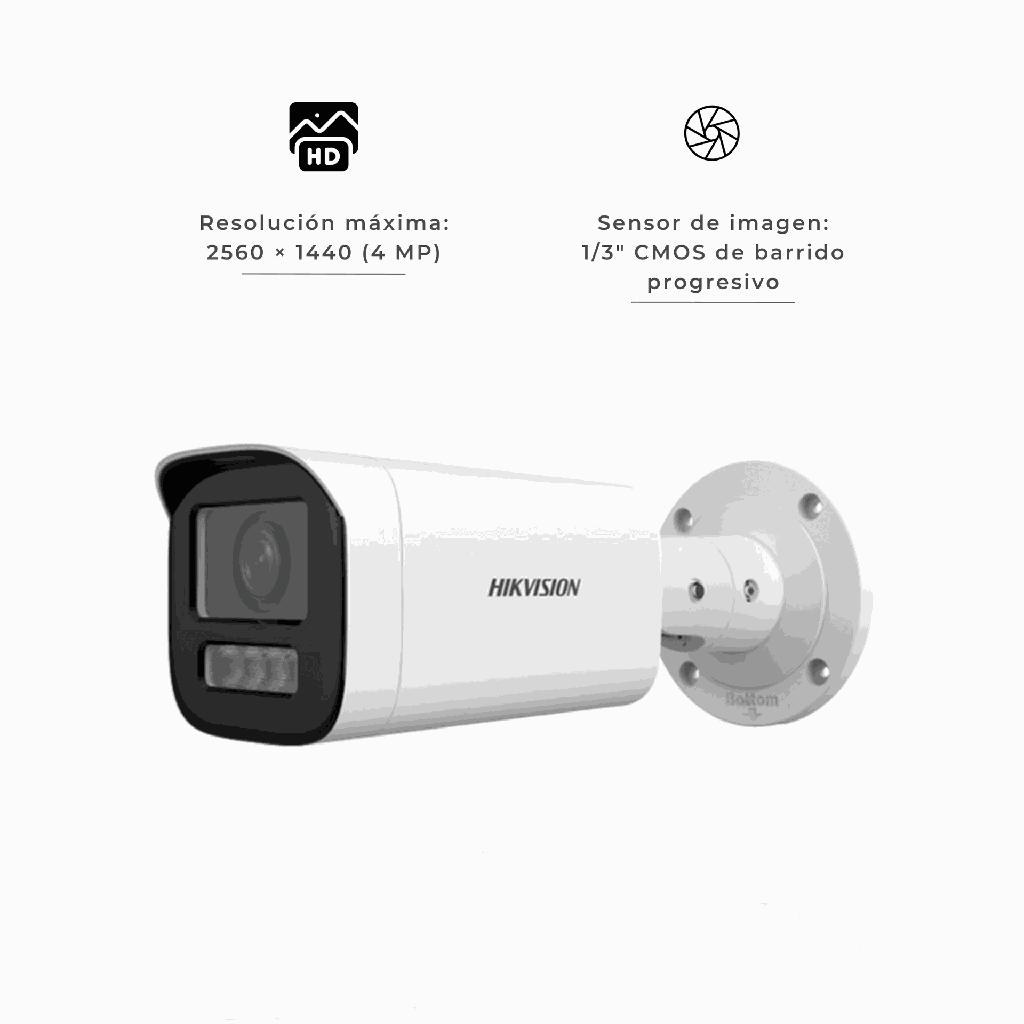 DS-2CD1643G2-LIZU | CAMARA BALA IP 4MP LENTE MOTORIZADO MICROFONO INTEGRADO