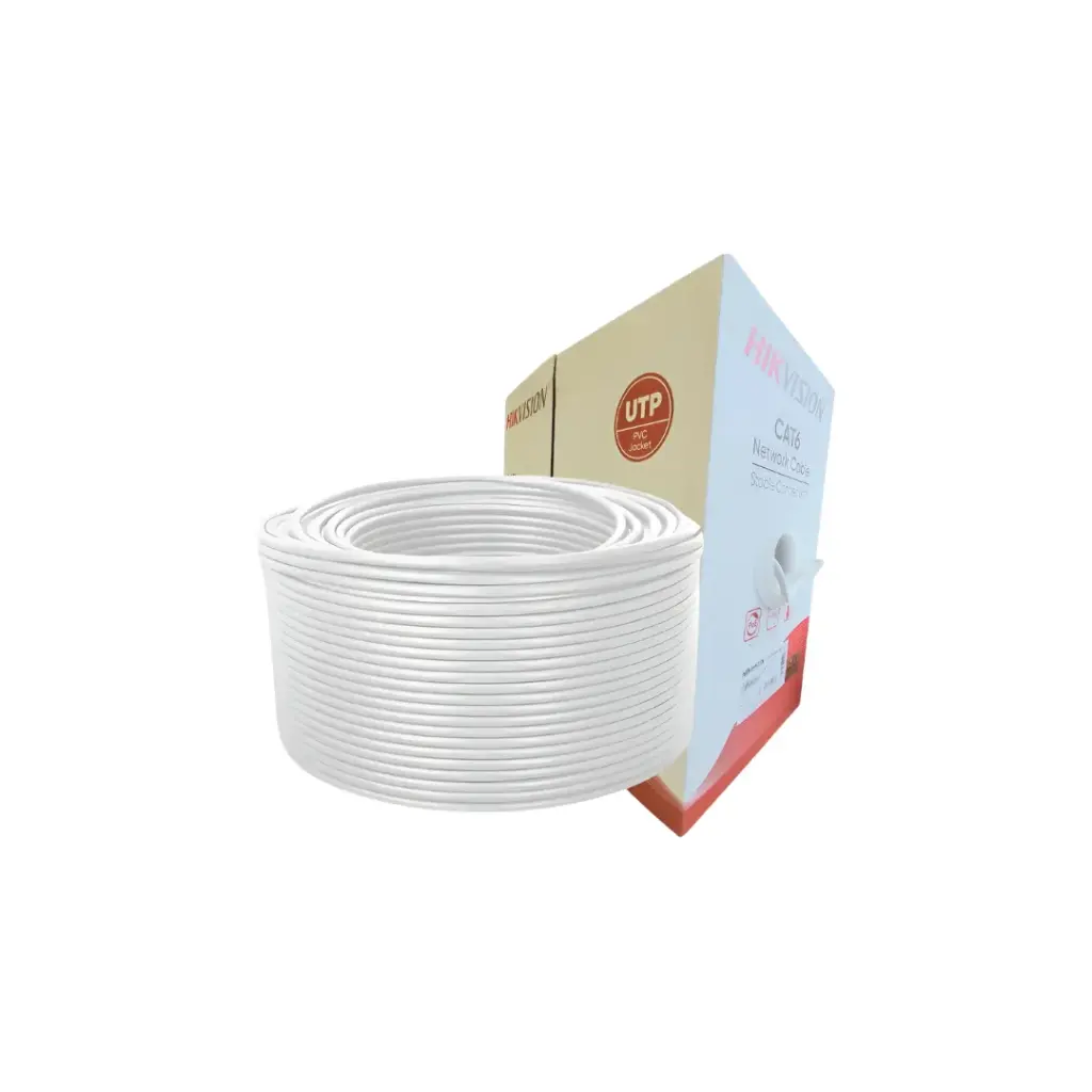 DS-1LN6-UE-W-Plug (NUEVO) | Bobina de Cable de 305 m Cat 6 100% Cobre Color Blanco
