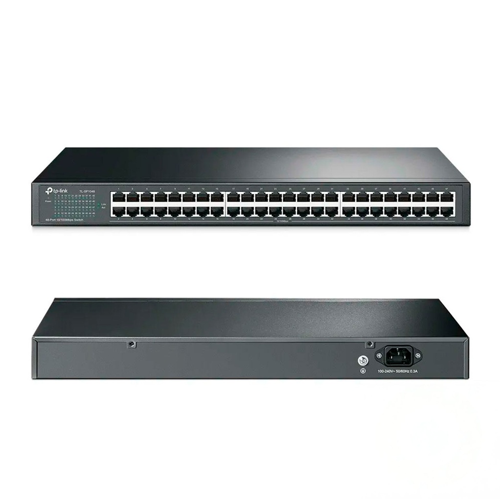 TL-SF1048 | SWITCH TP-LINK DE 48 PUERTOS BASE 100 PARA RACK 