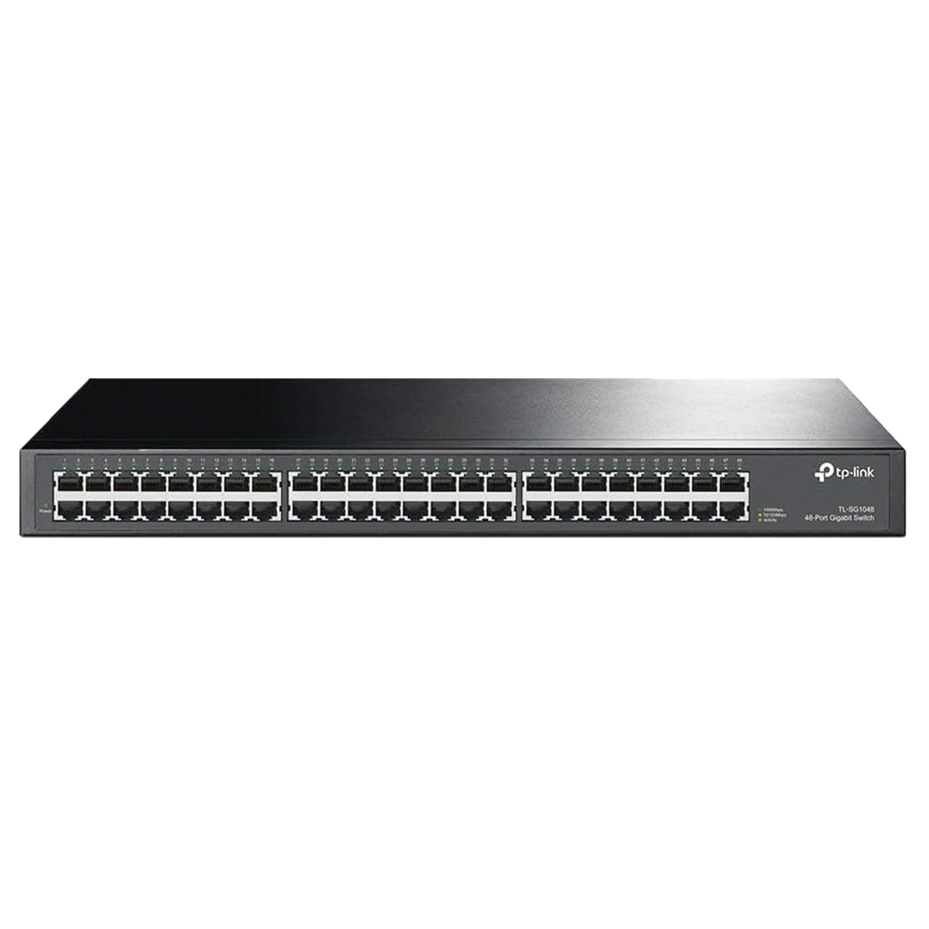 Switch de 48 Puertos para Rack Gigabit 48 Puertos RJ45 10/100/1000M, Caja de Ace