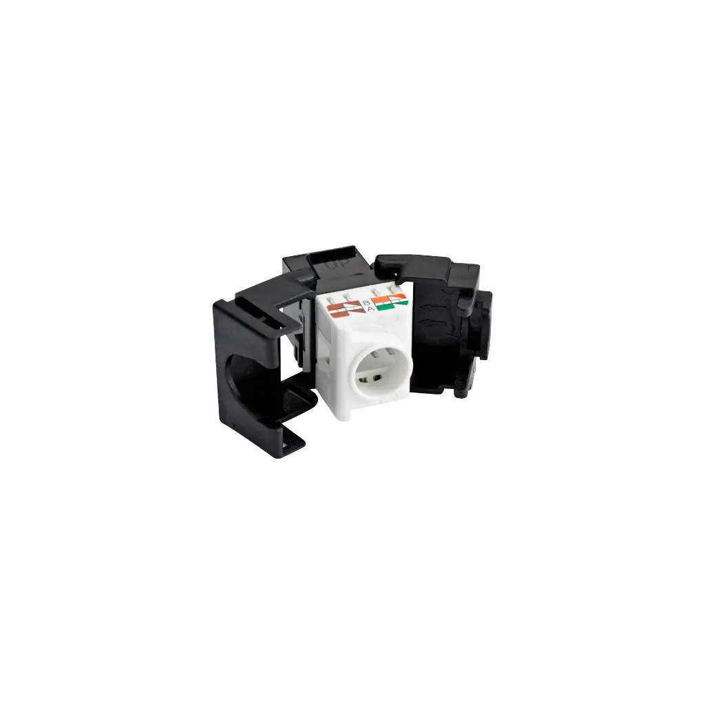 JACK CAT6A UTP NEGRO