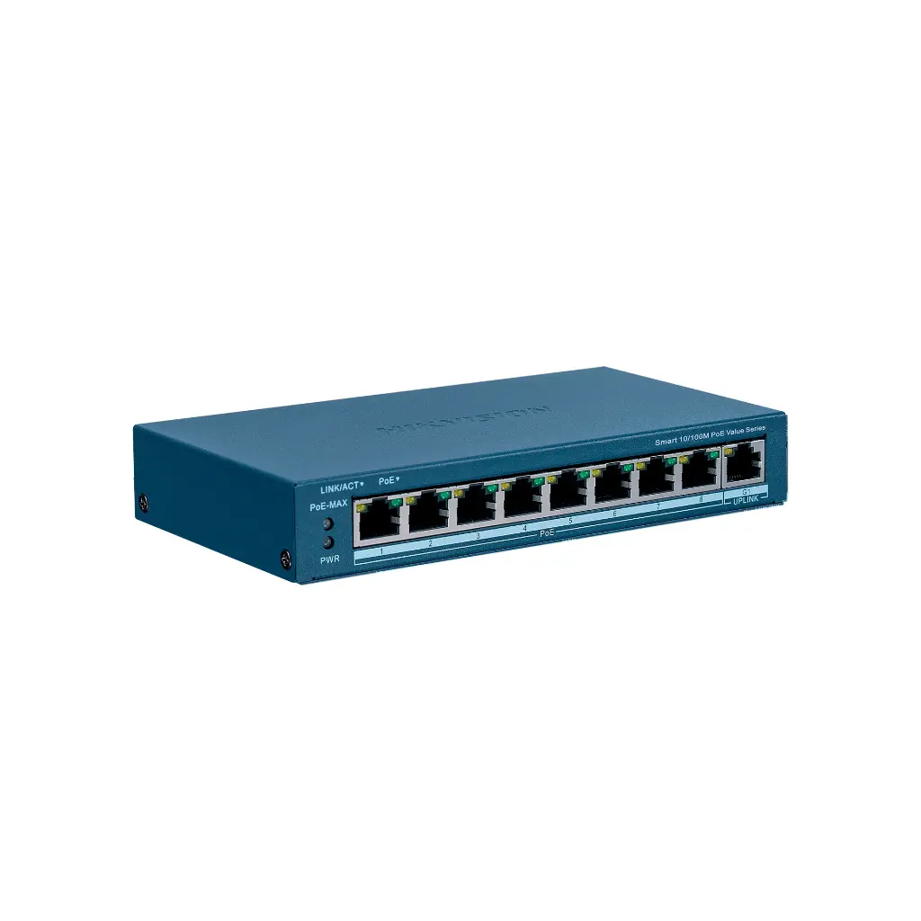 SWITCH ADMINIOSTRABLE POE 8 PUERTOS 