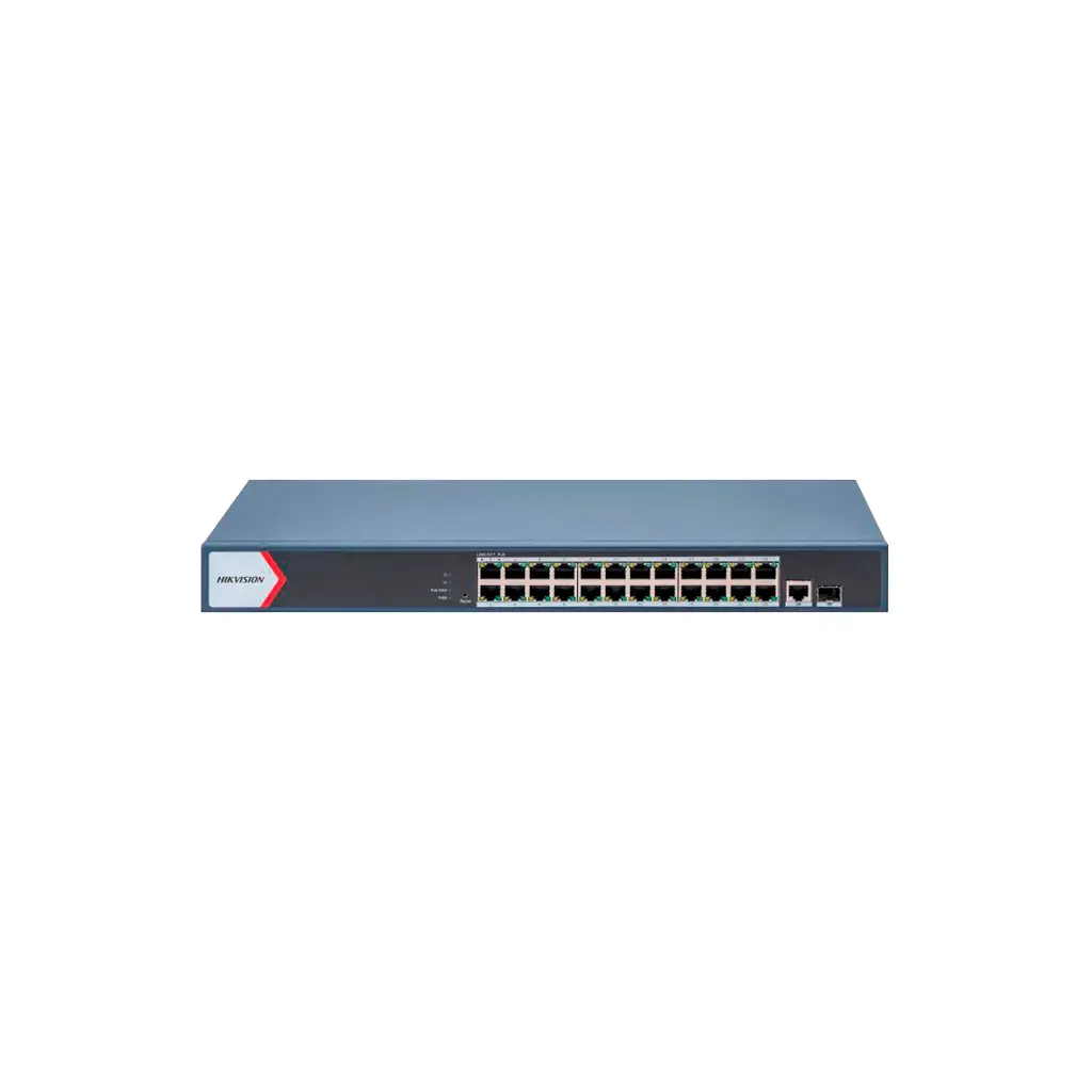 SWITCH GIGABIT DE 24 PUERTOS POE ADMINISTRABLE HIKVISION
