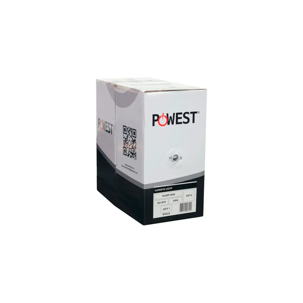 CABLE UTP CAT 6 ( 305 MTS)  POWES