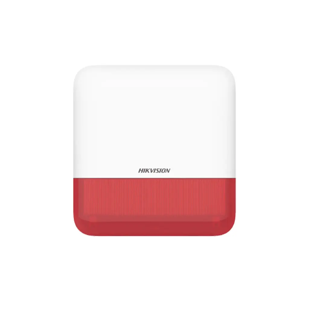 SIRENA INALAMBRICA PARA EXTERIOR ROJO